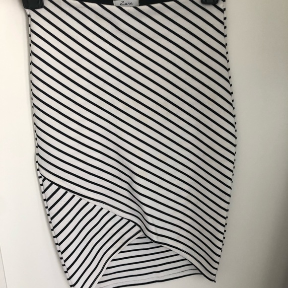 Zara striped midi skirt - Picture 2 of 3